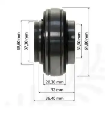Radial insert ball bearing