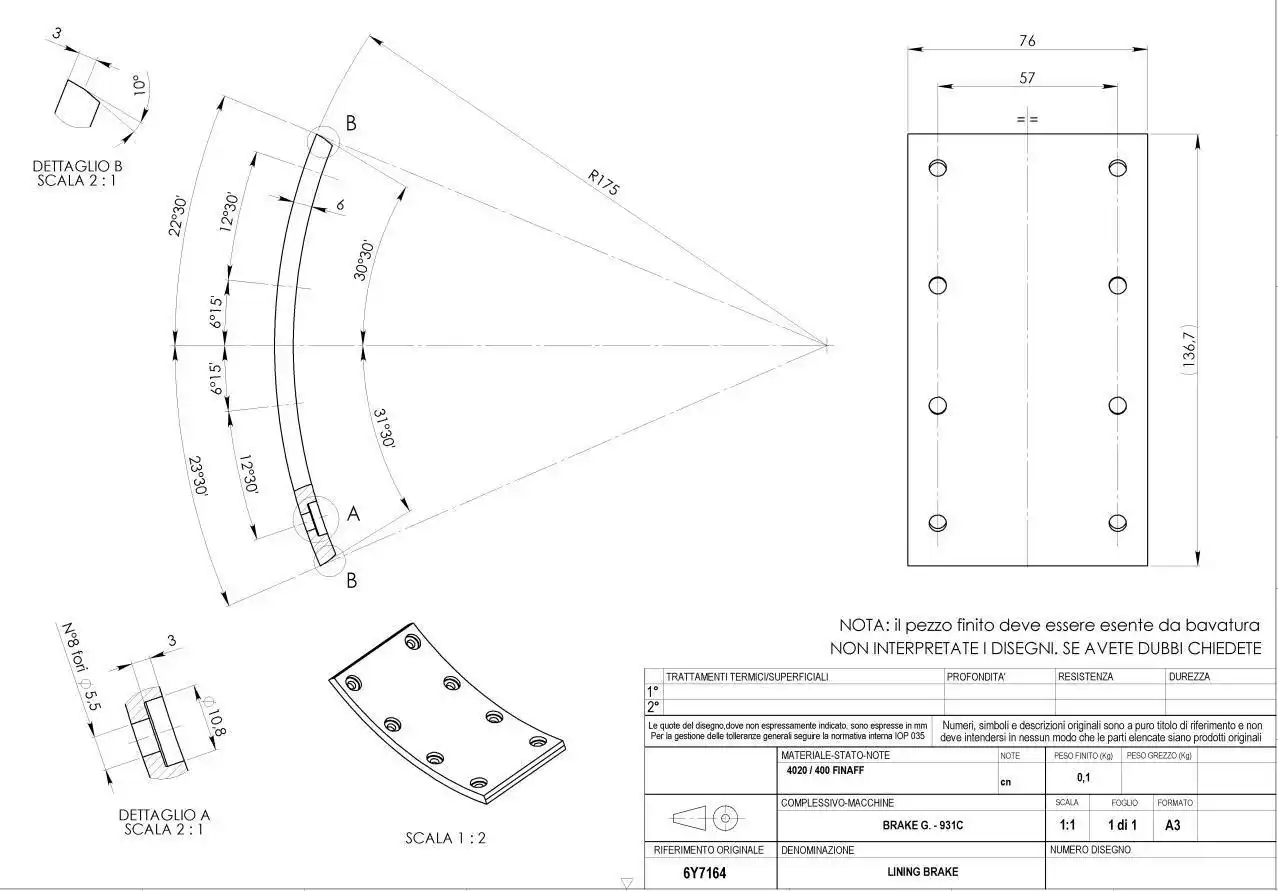 Brake Lining Kit